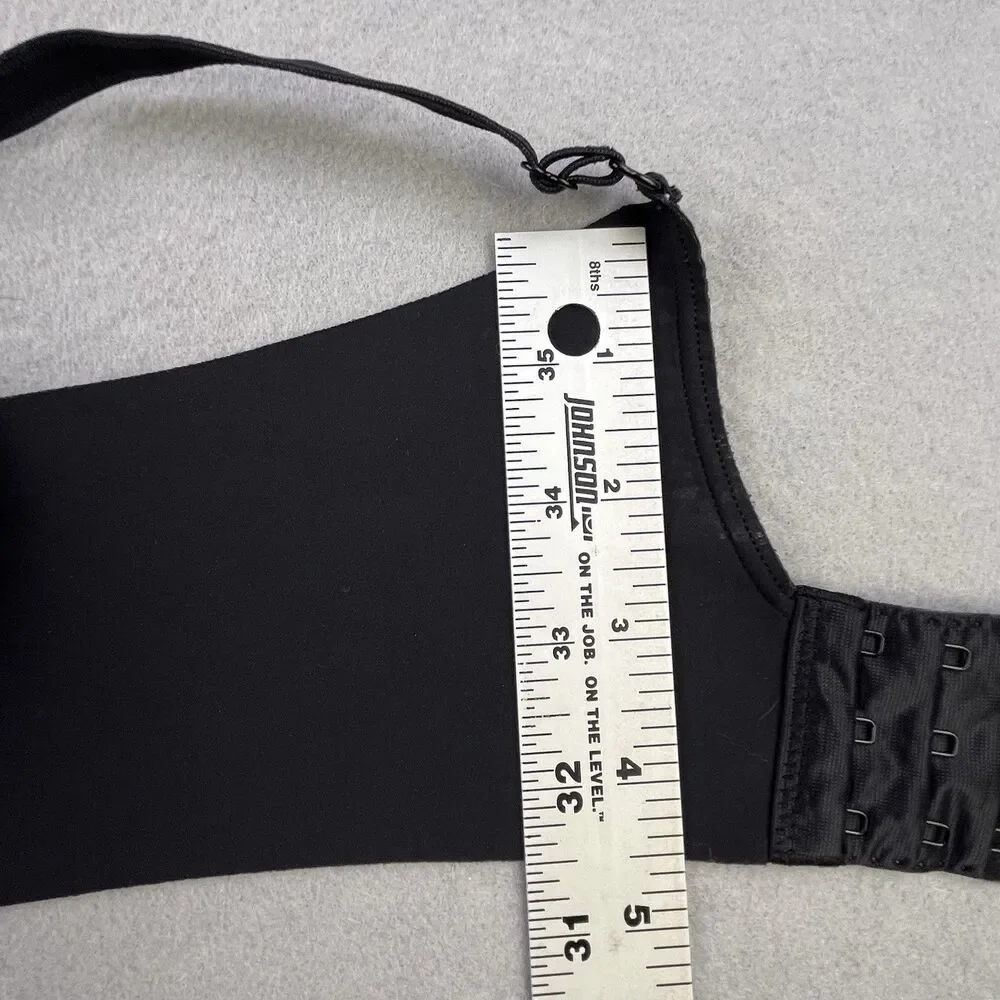 Maidenform T-Shirt Bra Size 34B Black One Fab Fit Underwire Adjustable Comfort